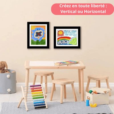 CREATICADRE™ - CADRE D'EXPOSITION DESSINS ENFANTS - NANABRICOLAGE