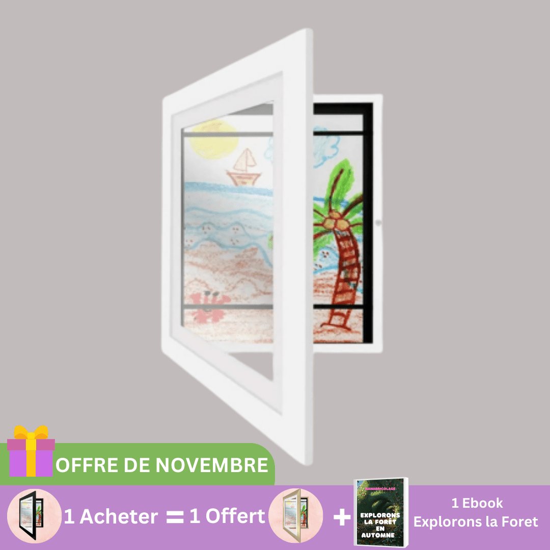 CREATICADRE™ - CADRE D'EXPOSITION DESSINS ENFANTS - NANABRICOLAGE